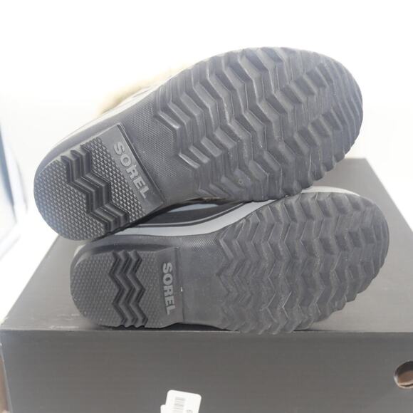 NEW Sorel Joan of Artic Snow Winter Waterproof Boots Leather Gray Youth Girl's 1 - Picture 6 of 8